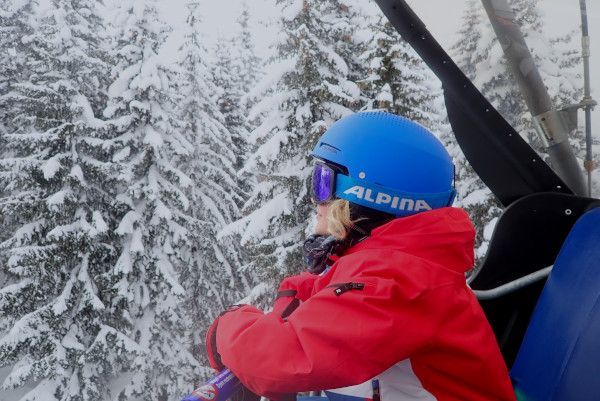 Blij, koud in de skigebieden..