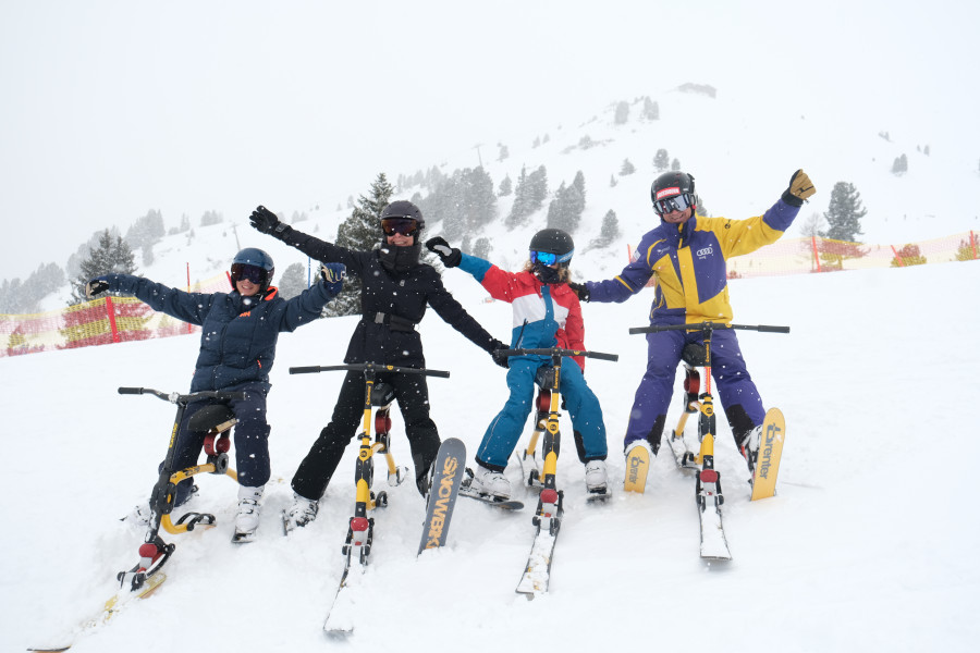 Wintersport met tieners in oberterauern