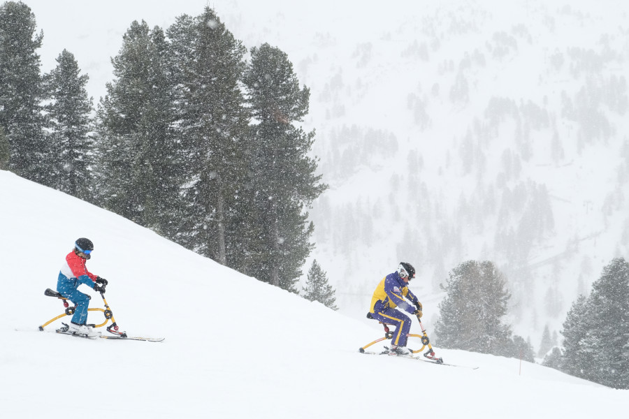 Snowbiken in Obertauern.