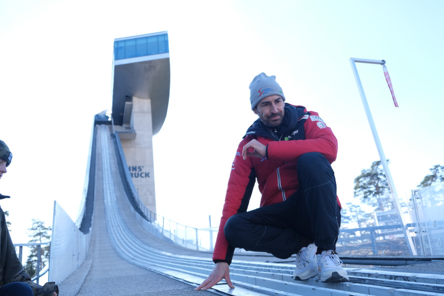 Martin is gepassioneerd over skispringen en wil die passie maar al te graag met ons delen