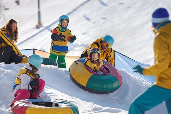 Familie wintersport in Tsjechië