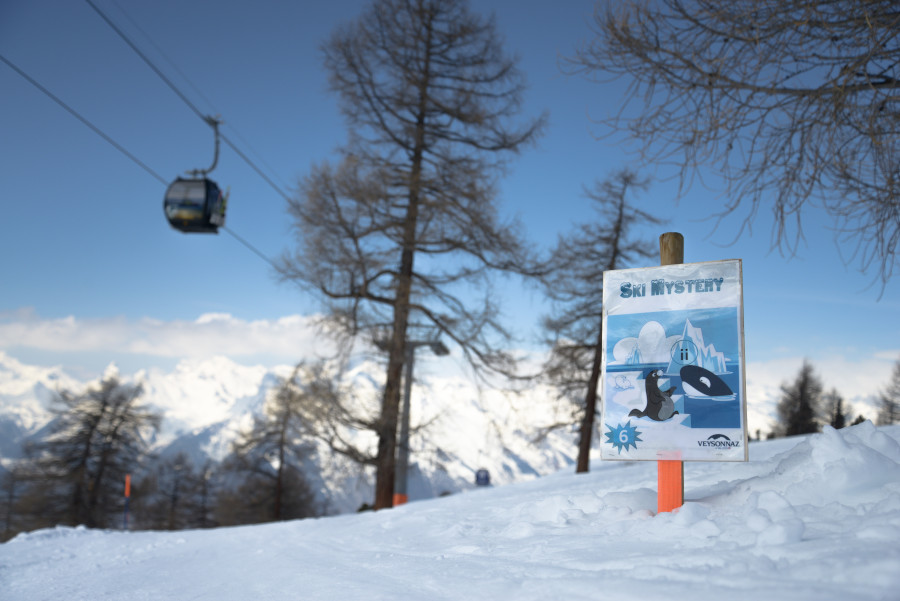 De Ski Mystery Game in Nendaz-Veysonnaz (Foto: Veysonnaz Tourisme)