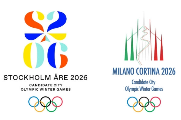 De logo's van de winterspelen 2026