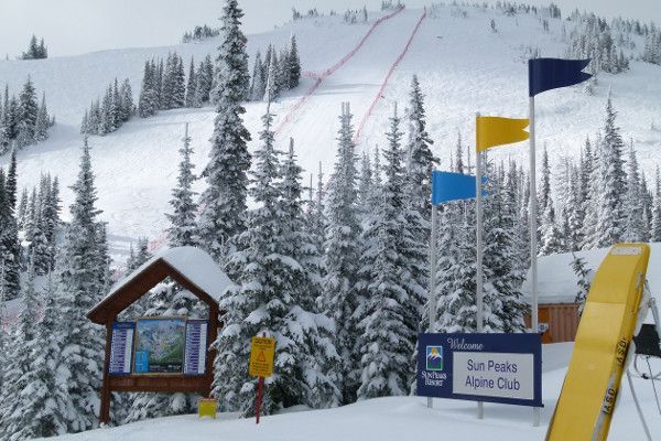 Sun Peaks: skigebied Canada