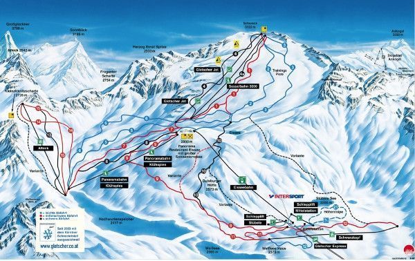 Wintersport in de herfstvakantie - molltaler gletsjer