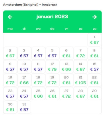 Wintersport 2023 met het vliegtuig