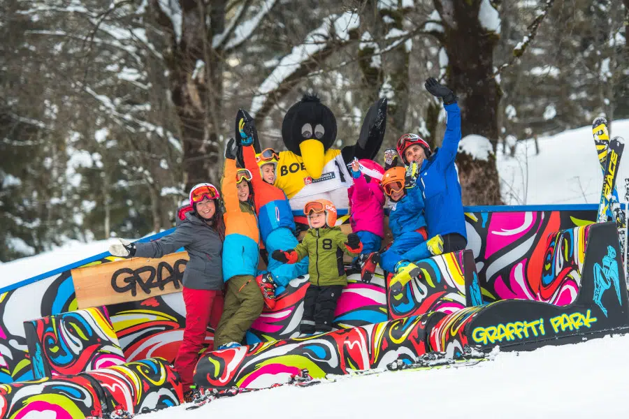8 Funparks in IKIs snowpark skigebied Werfenweng.