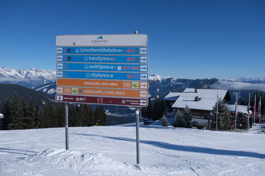 Pluspunten skigebied Zell am See: veel blauwe pistes